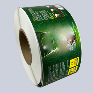 Etichetta adesiva autoadesiva personalizzata per imballaggio di bottiglie di plastica con erbicida agricolo - Product Image 3