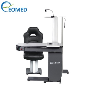 LY-700 Équipement de laboratoire optique, table d'examen combinée, unité ophtalmique avec chaise - Product Image 1