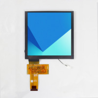 KN070HD01-AP Modul LCD TFT IPS 7 inci 720x720 LVDS 40pin Baru, Kecerahan Tinggi 500 Cd/m2, Sudut Pandang 80 Derajat