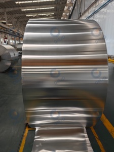 Chất lượng chính 9/12 micron nhôm lá 8011 1100 <span class=keywords><strong>3003</strong></span> 450mm 300mm chiều rộng lá nhôm - Product Image 5