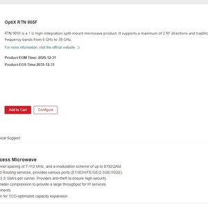 ไมโครเวฟ OptiX RTN 905F 02312CYT SLDMSITE17 - Product Image 1