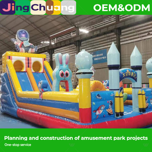 Parcours <span class=keywords><strong>de</strong></span> glisse gonflable intérieur et extérieur, château gonflable carré pour enfants, vente en gros, développement du volume, paradis <span class=keywords><strong>de</strong></span> trampolines - Product Image 1
