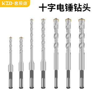 Impact Drill Bit Round Square Shank 6-<b>28mm</b> Spiral Flute For Wood Cement Drilling - Product Image 3