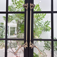 Ventanas Francesas Fijas Arqueadas de Aleación de Aluminio Personalizadas con Triple Vidrio Aislante a Prueba de Viento para Uso Residencial