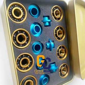 Fourniture directe d'usine 608 roulements de patin en céramique hybrides 16 pièces + 8 pièces entretoises pour les courses professionnelles en ligne - Product Image 5