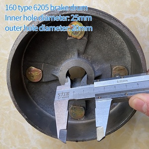 160, <span class=keywords><strong>tambour</strong></span> de frein de roue arrière à 4 trous, moyeu de roue, <span class=keywords><strong>tambour</strong></span> de tricycle électrique, kit de <span class=keywords><strong>tambour</strong></span> de frein de camion - Product Image 3