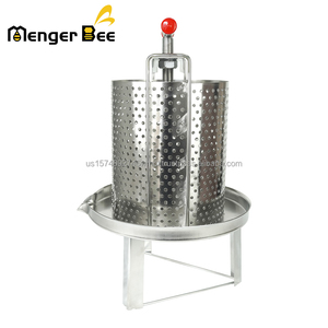 High Efficiency Stainless Steel Double Barrel New Bee Keeping Honey <b>Wax</b> Press <b>Machine</b> - Product Image 6