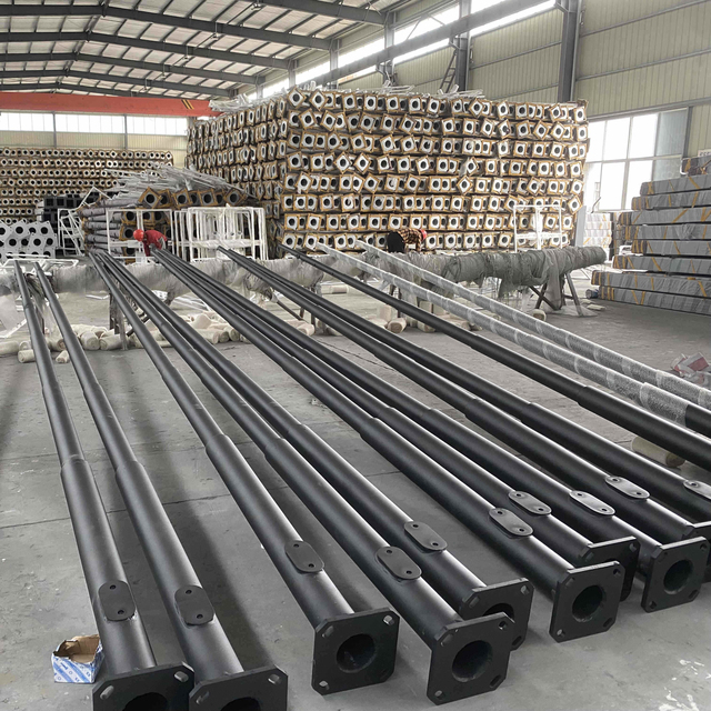 Manufacturer Free Design Steel Hot Dip Galvanized 3m 4m 5m 6m 7m 8m 9m 10m 12m Outdoor Lamp Pole Post Street Lighting Poles