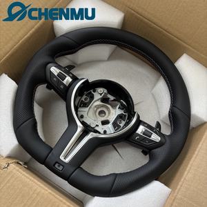 Volante deportivo M de cuero completo para <span class=keywords><strong>BMW</strong></span> 320 <span class=keywords><strong>525</strong></span> F10 F30 E90 F70 E71 F31 F32 X5 X6 F01 F07 F20 F11 F22 F25 M3 M4 M5 - Product Image 2