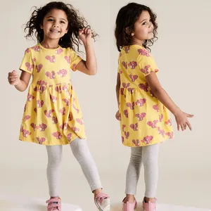 Amazon Top Sale High Quality New Stylish Fashion Designer Children Wholesale Cartoon Dress For Girls