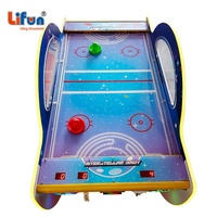 Mesa de Hockey de Aire Infantil LIFUN Interstellar Baby Star para 2 Jugadores, Operada con Monedas, Juego de Arcade para Niños con Dispensador de Boletos para Centros Comerciales
