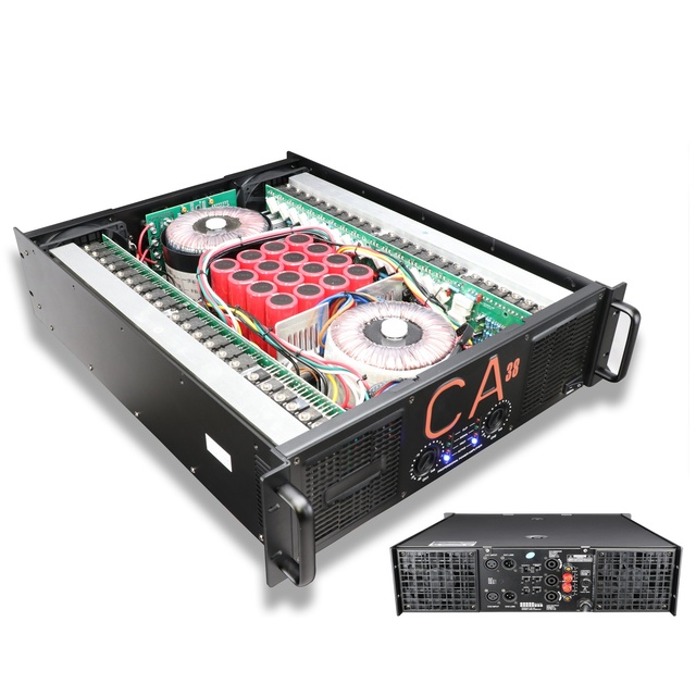 CA38 Hight Quality 1500W*2 Channel Audio Power Amplifier Professional for Home Use Karaoke Stage