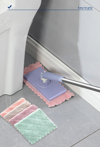Mocio in tessuto piatto multifunzione per la pulizia della casa pigra a mano due dimensioni con Clip - Product Image 5