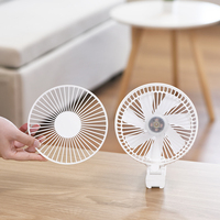 Ventilateur portable pliable avec logo personnalisé, vente en gros, ventilateurs électriques portables DC, ventilateur de table portable