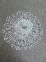Lustre de Mariage de Luxe Sans Lumière, Décoration Suspendue au Plafond en Perles Acryliques et Fer pour Hôtel, Salle de Banquet, Fête, Événement