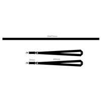 Lanière porte-outils en polyester à sublimation couleur intégrale 3/4 po avec boucle en plastique à dégagement rapide et mousqueton de sécurité – Porte-cartes de visite promotionnel