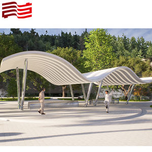 Pérgola de estructura de acero con aleación de aluminio para jardín al aire libre - Product Image 5