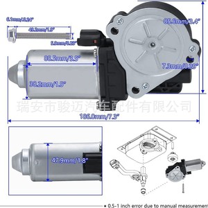 Moteur pas à pas pour vitre de voiture 676061 1101428 214-1009 pour remplacement et réparation, origine Wenzhou, neuf - Product Image 2