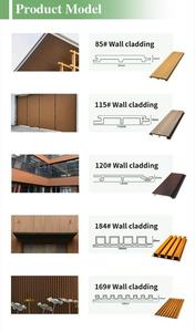 Âm thanh hấp thụ Composite tường panell Ốp cách nhiệt co-đùn ASA Ống WPC siding - Product Image 4