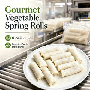 Distributeur alimentaire, approvisionnement en gros, certifié BRC <span class=keywords><strong>Halal</strong></span>, emballage OEM personnalisé, mini-rouleaux de printemps <span class=keywords><strong>surgelés</strong></span> IQF à la garniture de <span class=keywords><strong>poulet</strong></span>, pour la restauration rapide - Product Image 1