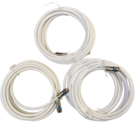 Câble coaxial RG59 pour caméra CCTV HD-SDI avec isolation en PE expansé ZhongTong, longueur personnalisée 5M/20M, connecteur BNC, conducteur en cuivre