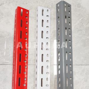 Q195 Ángulo ranurado <span class=keywords><strong>desigual</strong></span> Metal Barra de ángulo igual Montaje Estante de almacenamiento Estante atornillado - Product Image 3