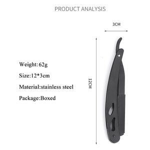 <span class=keywords><strong>Rasoir</strong></span> Droit Professionnel Pliant Rétro en Acier Inoxydable de Haute Qualité pour Barbiers - Product Image 4