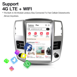 STWEI Écran Tesla 12,8 pouces Android 14 Lecteur multimédia GPS de voiture Radio pour Lexus RX300 RX330 RX350 RX400 Toyota Harrier Carplay 4G - Product Image 6