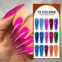 Fabricant OEM d'Extension de Offres Spéciales à Ongles en Verre Ambré avec Led UV en Gel Dur pour Échantillons Gratuits