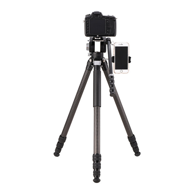 Projector Mount Carbon Fiber Tripod Hunting Tripod Aluminum Alloy Camera Pan Professional Video Tripod for Camera T888