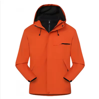 Veste bomber à capuche réversible en polaire unisexe personnalisée pour l'hiver, 3 en 1, teinte unie, imperméable, coupe-vent, softshell pour l'extérieur