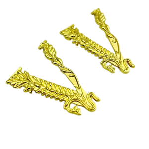 Accessoires <span class=keywords><strong>d</strong></span>écoratifs contemporains en alliage de zinc doré en forme de V <span class=keywords><strong>pour</strong></span> la maison, le bureau, la salle à manger, le salon, la chambre à coucher, montage facile - Product Image 3