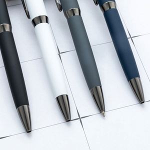 Stylos à bille métalliques de 1,0 mm avec logo personnalisé, multicolores et rotatifs, pour hôtels, conférences et promotions (vente en gros) - Product Image 3
