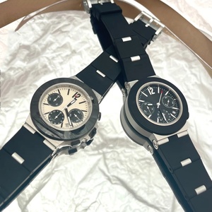 2026Men's Watch with Three-Eye Multi-Function <b>Chronograph</b>,Rubber Strap, <b>Automatic</b> Aluminum-Titanium Alloy Material, Quartz Watch - Product Image 2