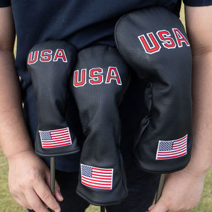 Wholesale Price Pu Leather Golf Club Driver <b>Covers</b> Custom Embroidery Golf Headcovers Golf Clubs <b>Head</b> <b>Cover</b> - Product Image 5