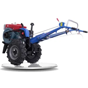 diesel mini tractor farming agricultural Multi functional power tiller 8HP 15 hp walking tractor to zimbabwe south africa