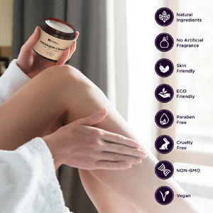 天然ホホバオイル & シアバター保湿ボディクリーム睡眠・けいれん・神経・痛み軽減用カスタムロゴマグネシウムクリーム - Product Image 5