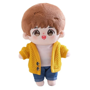Personalizable suave muñeca Coreana de peluche de juguete estrella figura de peluche de niña con relleno de algodón PP - Product Image 6