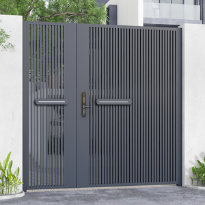 Cancello Scorrevole Moderno in Lega di Alluminio per Villa, Apertura Automatica, Costruzione Durevole in Acciaio Inossidabile, Soluzione Completa per Uso Esterno - Product Image 4