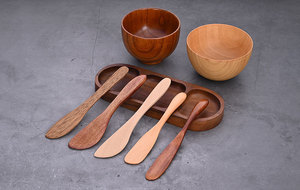 Nhà Máy Cung Cấp Trực Tiếp Bánh Mì Và Bơ Thìa Bằng Gỗ Phương Tây Dao Beauty Salon Mặt Nạ Thìa - Product Image 6