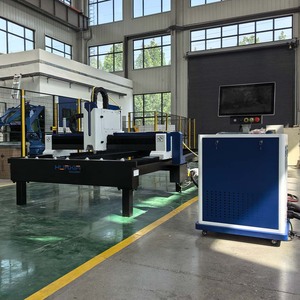 Machine de découpe laser à fibre haute stabilité pour plaques métalliques, acier inoxydable, acier au carbone pour l'industrie de la vaisselle et les pièces automobiles - Product Image 2