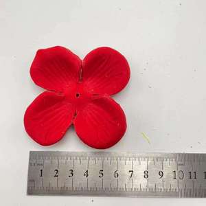 عرض ساخن على أزهار الورود الصناعية الحريرية، أزهار من الساتان، أزهار من الورود الحريرية العاجية لتزيين حفلات الزفاف - Product Image 6