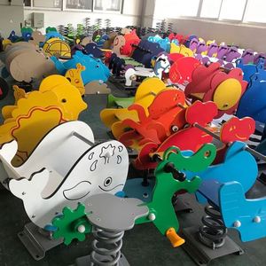 Grand balançoire à ressort en bois pour enfants, avec fonction de balançoire et de jeu, pour extérieur, avec thème animalier, pour aire de <span class=keywords><strong>jeux</strong></span> et lit bébé - Product Image 6