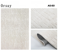Tapis hydrofuge beige blanc Tapis anti-taches Tapis à coupe haute et à boucle basse