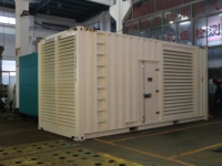Générateur diesel silencieux de type conteneur de 20 pieds, 1250 kVA, centrales électriques de 1000 kW