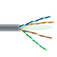Kabel LAN OWIRE Cat 6 U/UTP 250MHz Bandwidth Kabel Ethernet untuk Rumah Sakit Klinik Kabel Dalam Ruangan Tembaga Bebas Oksigen PVC/LSZH