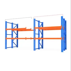 Высококачественные сверхпрочные стеллажи Регулируемый дизайн складские вертикальные стеллажи для хранения