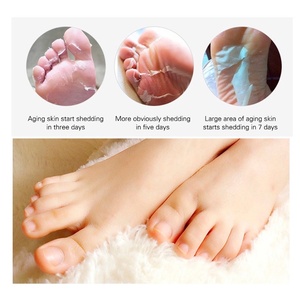 Venta al por mayor de mascarilla para los pies, exfoliante Peel Off callos piel muerta removedor de callos, bebé suave al tacto pies-Hombres Mujeres - Product Image 5
