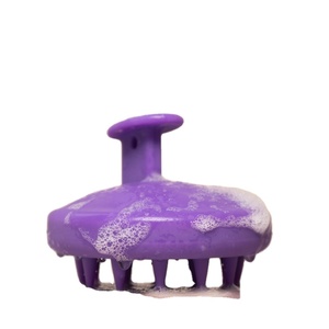 Cepillo Redondo de Silicona Profesional para Champú, Masajeador de Cuero Cabelludo Anticaspa, Peine para el Crecimiento del Cabello en la Ducha - Product Image 3