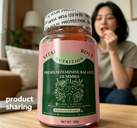 Gummies de Vitamine C pour la Croissance Capillaire et la Densité Osseuse Améliorée, Nutrition Probiotique Végétalienne, Poudre de Fruit d'Ananas, Digestion, Femmes Enceintes
